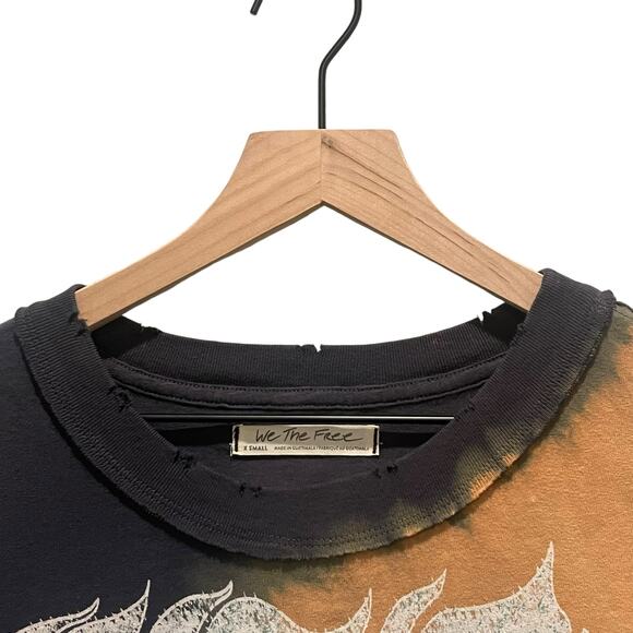 NWOT Free People We The People West Coast Records Graphic Shirt Size XS - Picture 3 of 7